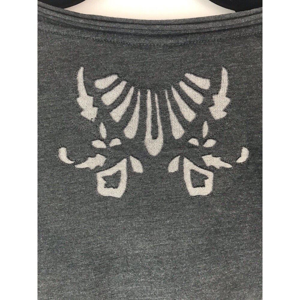 Soft surroundings women’s top long sleeves gray size medium - Picture 4 of 5